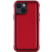 Чохол PC+TPU+Metal K-DOO MARS Series для Apple iPhone 13 (6.1) - Carbon Red