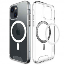 Чохол TPU Space Case with MagSafe для Apple iPhone 13 mini (5.4) - Прозорий