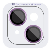 Защитное стекло Metal Classic на камеру (в упак.) для Apple iPhone 14 (6.1) / 14 Plus (6.7) - Фиолетовый / Purple