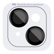 Захисне скло Metal Classic на камеру (у упак.) для Apple iPhone 14 (6.1) / 14 Plus (6.7) - Чорний / Midnight