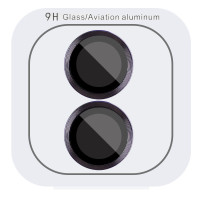 Захисне скло Metal Classic на камеру (у упак.) для Apple iPhone 16 (6.1) / 16 Plus (6.7) - Чорний / Black