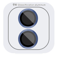 Vetro protettivo Metal Classic per fotocamera (in confezione) per Apple iPhone 16 (6.1) / 16 Plus (6.7) - Blu / Ultramarine