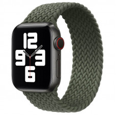 Ремінець Braided Solo Loop (AAA) для Apple watch 38mm/40mm 135mm - Зелений