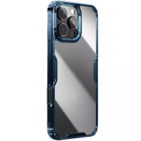 TPU чохол Nillkin Nature Pro Series для Apple iPhone 16 Pro (6.3) - Синій (прозорий)