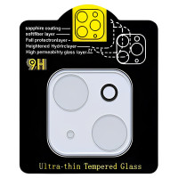 Захисне скло на камеру Full Block (тех.пак) для Apple iPhone 13 mini (5.4) / 13 (6.1) - Прозорий