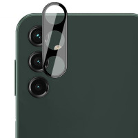 Защитное стекло на камеру Full Block (тех.пак) для Samsung Galaxy S25+ - Черный