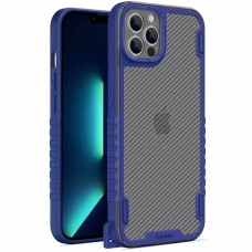 Чехол TPU+PC TRAVEL Carbon для Apple iPhone 13 Pro Max (6.7) - Синий