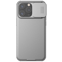 Карбонова накладка Nillkin CamShield Pro для Apple iPhone 15 Pro (6.1) - Titanium Gray