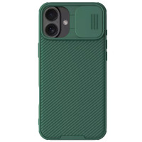 Карбоновая накладка Nillkin CamShield Pro для Apple iPhone 16 (6.1) - Deep Green