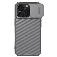Карбонова накладка Nillkin CamShield Pro для Apple iPhone 16 Pro (6.3) - Titanium Gray