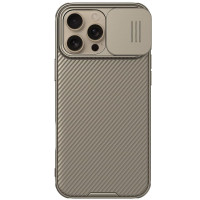 Карбонова накладка Nillkin CamShield Pro для Apple iPhone 16 Pro (6.3) - Gold
