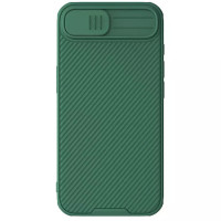 Карбоновая накладка Nillkin CamShield Pro для Apple iPhone 16e (6.1) - Deep Green