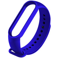 Силиконовый ремешок для Xiaomi Mi Band 7 - Синий / Shiny blue