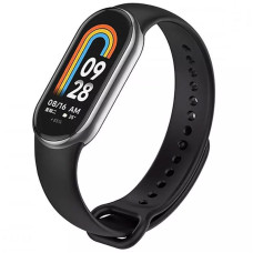 Силіконовий ремінець для Xiaomi Mi Band 8/9/10 - Чорний / Black