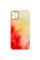 Чохол TPU+Glass Impasto abstract для Apple iPhone 11 Pro (5.8) - Red yellow