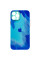 Чехол TPU+Glass Impasto abstract для Apple iPhone 12 Pro (6.1) - Blue