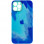 Чохол TPU+Glass Impasto abstract для Apple iPhone 12 Pro (6.1) - Blue