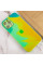 Чохол TPU+Glass Impasto abstract для Apple iPhone 12 Pro (6.1) - Yellow green - фото