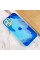 Чехол TPU+Glass Impasto abstract для Apple iPhone 12 Pro Max (6.7) - Blue