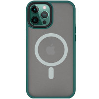 TPU+PC чохол Metal Buttons with MagSafe для Apple iPhone 14 Pro (6.1) - Зелений