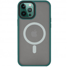 TPU+PC чохол Metal Buttons with MagSafe для Apple iPhone 14 Pro (6.1) - Зелений