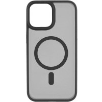 Чехол Metal Buttons with MagSafe для Apple iPhone 15 Plus (6.7) - Черный