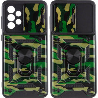 Ударостійкий чохол Camshield Serge Ring Camo для Samsung Galaxy A73 5G - Зелений / Army Green