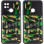 Ударопрочный чехол Camshield Serge Ring Camo для Xiaomi Redmi 10C - Зеленый / Army Green