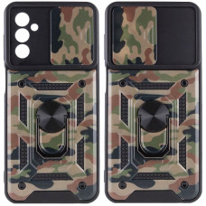 Ударопрочный чехол Camshield Serge Ring Camo для Samsung Galaxy M23 5G / M13 4G - Коричневый / Army Brown