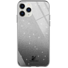 TPU+Glass чехол Swarovski для Apple iPhone 11 Pro (5.8) - Черный