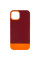 Чохол TPU+PC Bichromatic для Apple iPhone 11 Pro (5.8) - Brown burgundy / Orange - фото