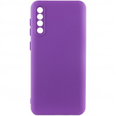 Чехол Silicone Cover Lakshmi Full Camera (A) для Samsung Galaxy A50 (A505F) / A50s / A30s - Фиолетовый / Purple