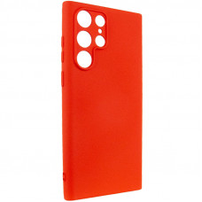 Чехол Silicone Cover Lakshmi Full Camera (A) для Samsung Galaxy S22 Ultra - Красный / Red