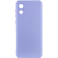 Чохол Silicone Cover Lakshmi Full Camera (A) для Samsung Galaxy A03 Core - Бузковий / Dasheen