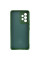 Чехол Silicone Cover Lakshmi Full Camera (A) для Samsung Galaxy A73 5G - Зеленый / Dark green