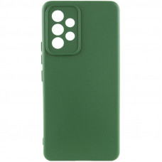 Чохол Silicone Cover Lakshmi Full Camera (A) для Samsung Galaxy A73 5G - Зелений / Dark green