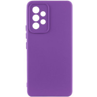 Чохол Silicone Cover Lakshmi Full Camera (A) для Samsung Galaxy A73 5G - Фіолетовий / Purple