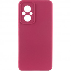 Чехол Silicone Cover Lakshmi Full Camera (A) для Xiaomi Poco M5 - Бордовый / Marsala