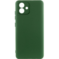 Чохол Silicone Cover Lakshmi Full Camera (A) для Samsung Galaxy A04e - Зелений / Dark green