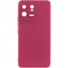 Чехол Silicone Cover Lakshmi Full Camera (A) для Xiaomi 13 Pro - Бордовый / Marsala