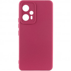 Чехол Silicone Cover Lakshmi Full Camera (A) для Xiaomi Poco F5 / Note 12 Turbo - Бордовый / Marsala