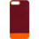 Чехол TPU+PC Bichromatic для Apple iPhone 7 plus / 8 plus (5.5) - Brown burgundy / Orange