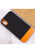 Чехол TPU+PC Bichromatic для Apple iPhone X / XS (5.8) - Black / Orange