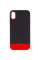 Чехол TPU+PC Bichromatic для Apple iPhone X / XS (5.8) - Black / Red - фото