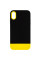 Чехол TPU+PC Bichromatic для Apple iPhone X / XS (5.8) - Black / Yellow - фото