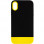 Чехол TPU+PC Bichromatic для Apple iPhone X / XS (5.8) - Black / Yellow