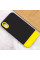 Чехол TPU+PC Bichromatic для Apple iPhone X / XS (5.8) - Black / Yellow - фото