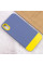 Чехол TPU+PC Bichromatic для Apple iPhone X / XS (5.8) - Blue / Yellow - фото