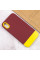 Чохол TPU+PC Bichromatic для Apple iPhone XR (6.1) - Brown burgundy / Yellow - фото