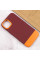 Чохол TPU+PC Bichromatic для Apple iPhone 11 Pro (5.8) - Brown burgundy / Orange - фото